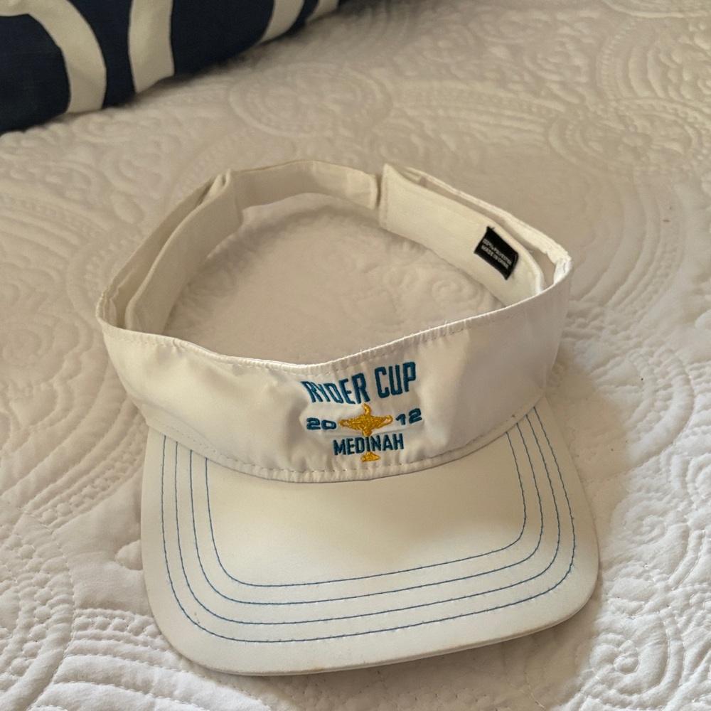 White Mens Ryder Cup Visor